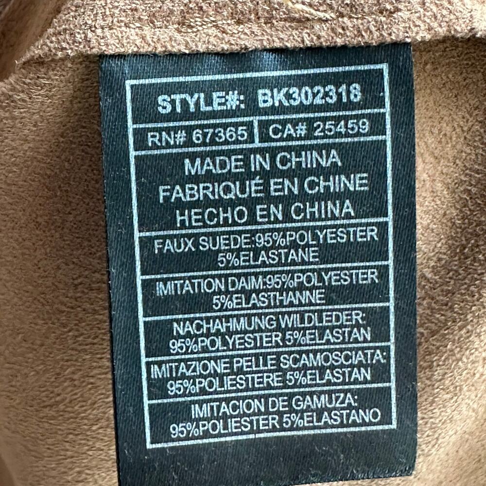 BB Dakota Vegan Suede Leather Jacket - Picture 8 of 8